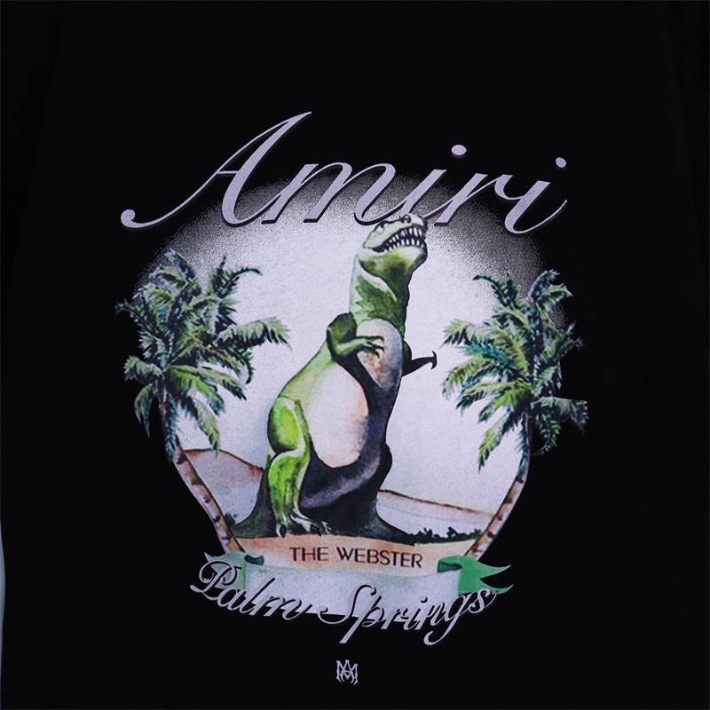 Áo Thun Cotton Nguyên Chất Ngắn Tay Thoáng Khí In Hình Khủng Long Thời Trang Mùa Hè Dành Cho Nam A &amp; M &amp; I-2023