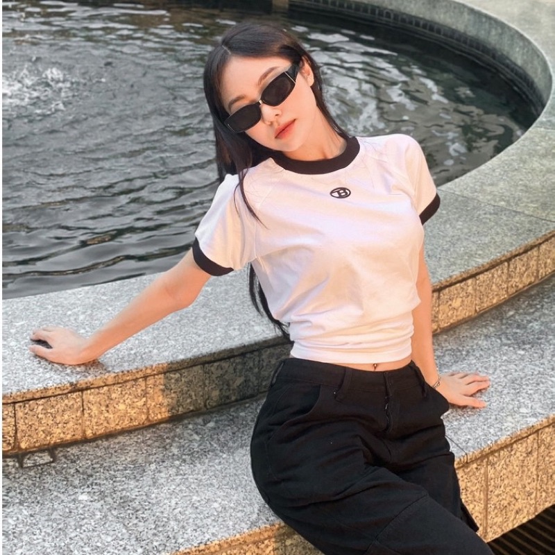 Áo Thun Nữ Form Fit B  Áo baby tee cotton co dãn cá tính