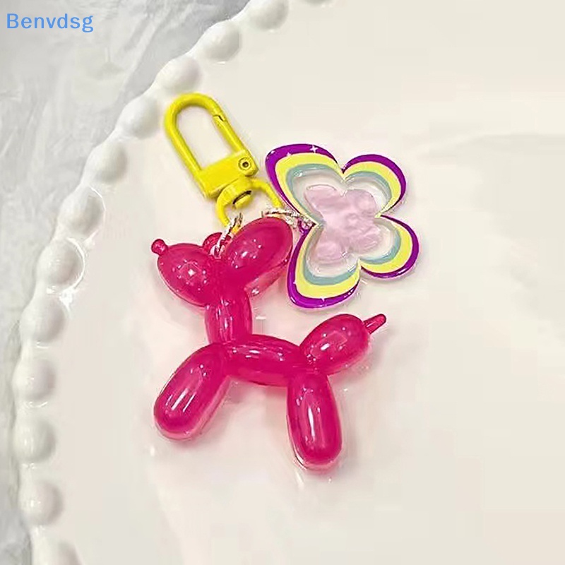 Benvdsg > Móc Khóa Acrylic Hình Động Vật / Bướm / Bong Bóng Màu Kẹo Ngọt Thời Trang Đáng Yêu Trang Trí Ba Lô / Ô