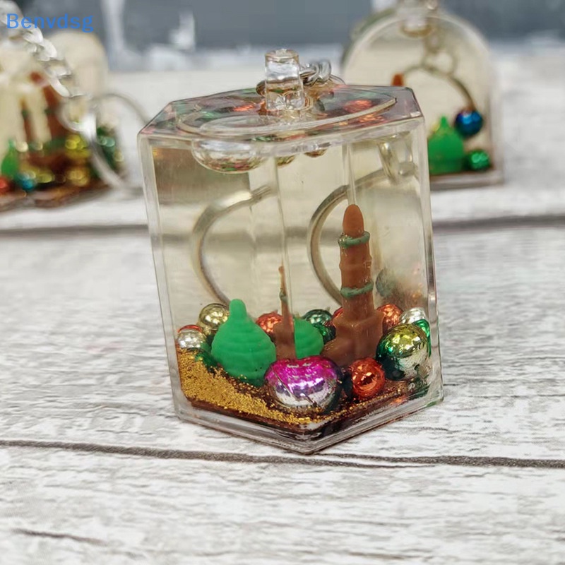 1 Móc Chìa Khóa Xe Hơi / Xe Máy Bằng Kim Loại Thiết Kế Sáng Tạo Dùng Làm Quà Tặng Giáng Sinh