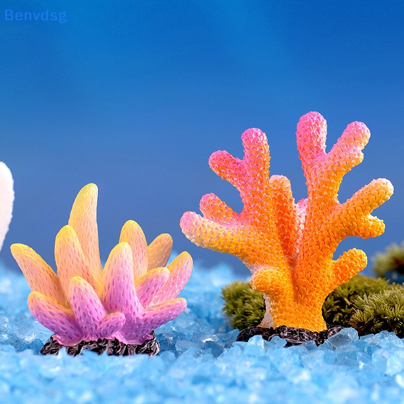 San Hô Nhân Tạo Mini Nhiều Màu Sắc Bằng Nhựa Resin Dễ Thương Dùng Trang Trí Bể Cá