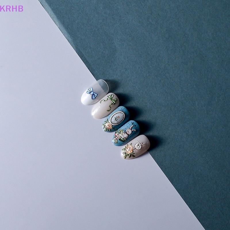 Miếng Dán Trang Trí Móng Tay Ba Chiều Diy Mới