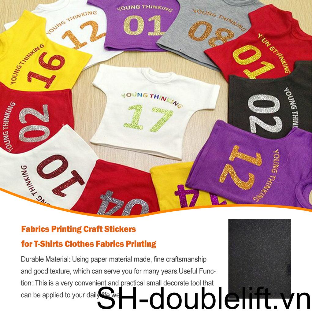 Bộ 10 Miếng Dán Trang Trí Cửa Sổ 30 * 25cm In Chữ Xinh Xắn