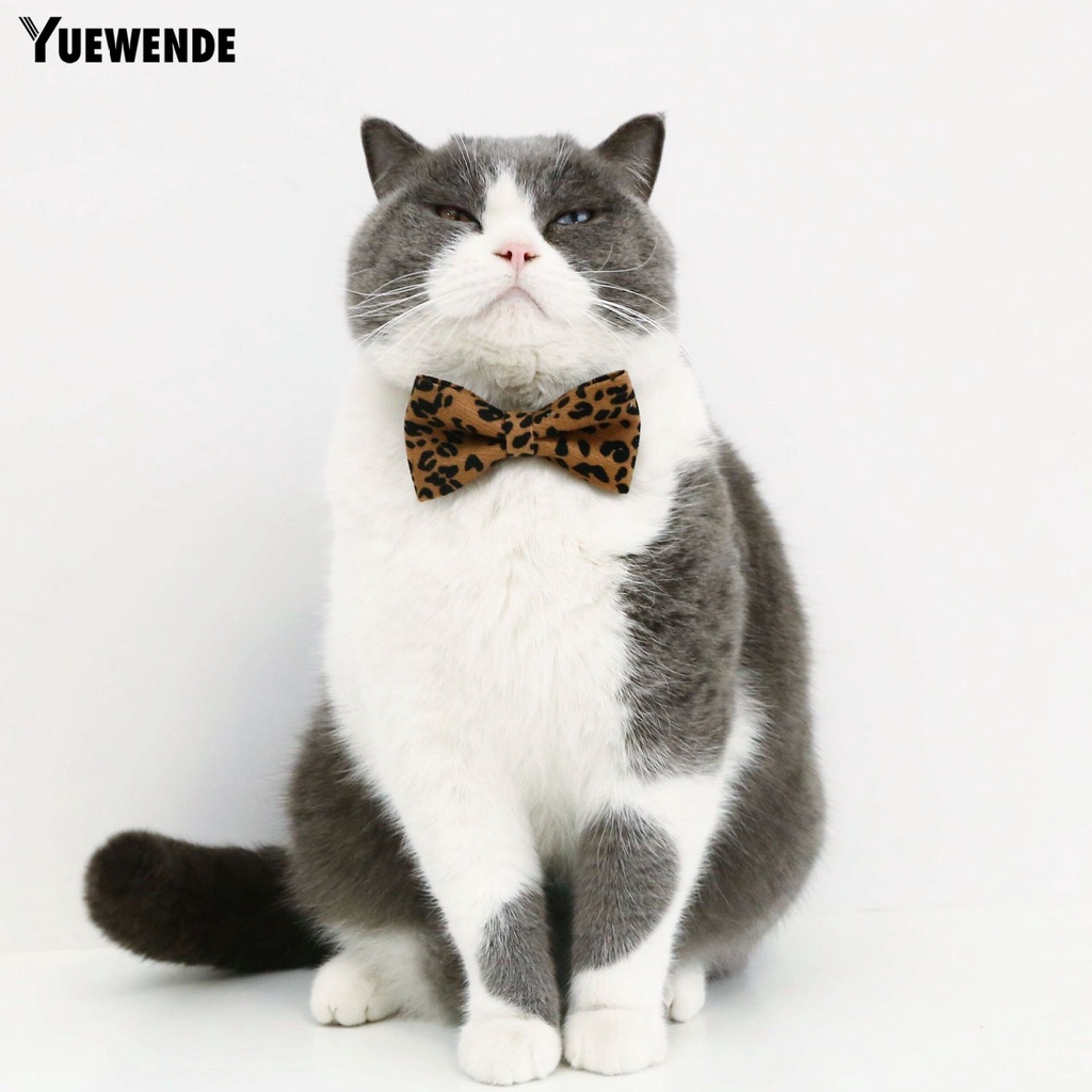 Vòng Cổ Thắt Nơ Họa Tiết Chấm Bi Dễ Thương Linh Hoạt Cho Thú Cưng