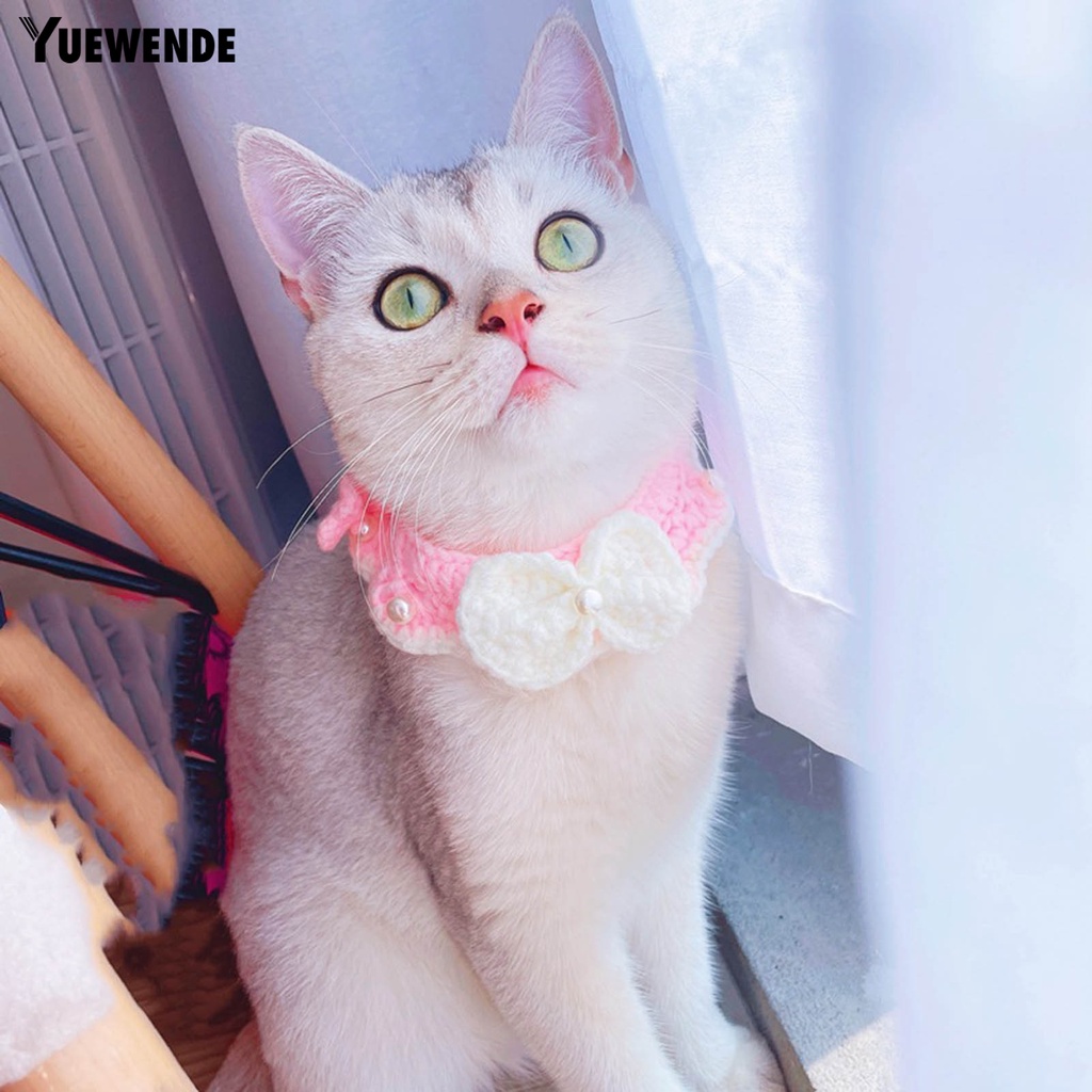 Yq.e Vòng Cổ Thắt Nơ Có Thể Điều Chỉnh Cho Thú Cưng