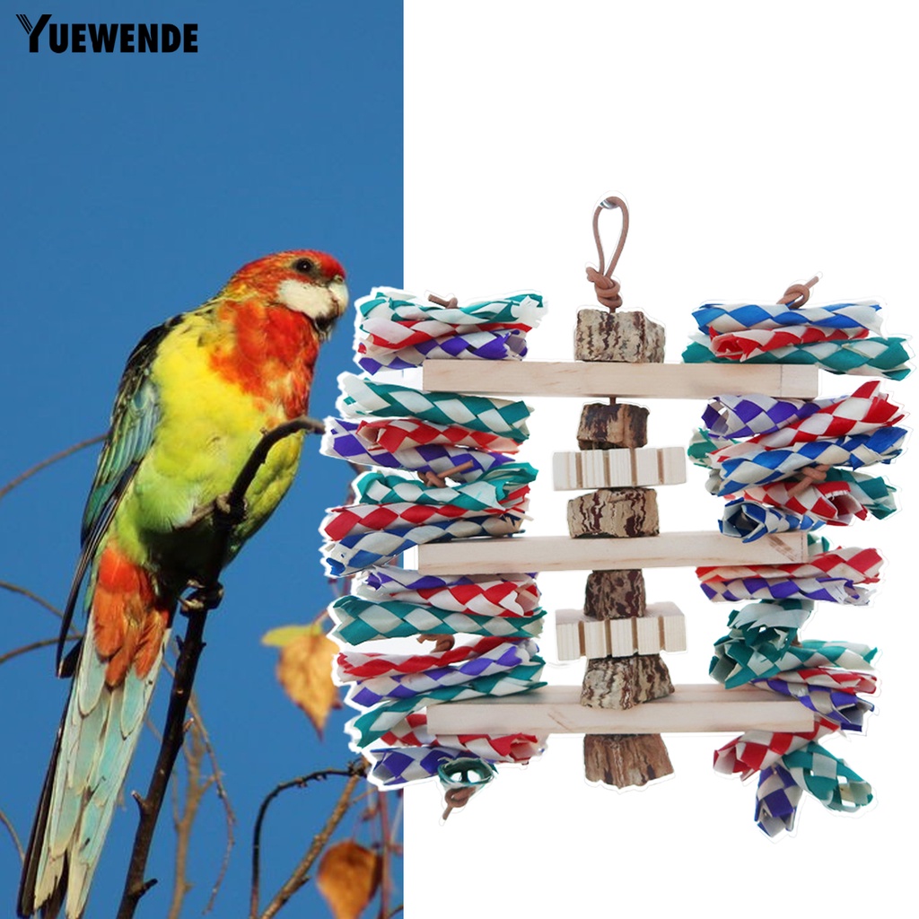 Đồ Chơi Treo Chống Cắn Chống Thú Vị Cho Vẹt Cưng