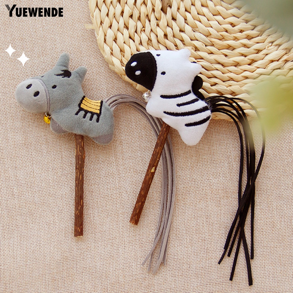 Đồ Chơi Nhồi Bông Hình Chú Lừa / Ngựa Vằn Dễ Thương Giúp Giảm Căng Thẳng Cho Mèo Cưng