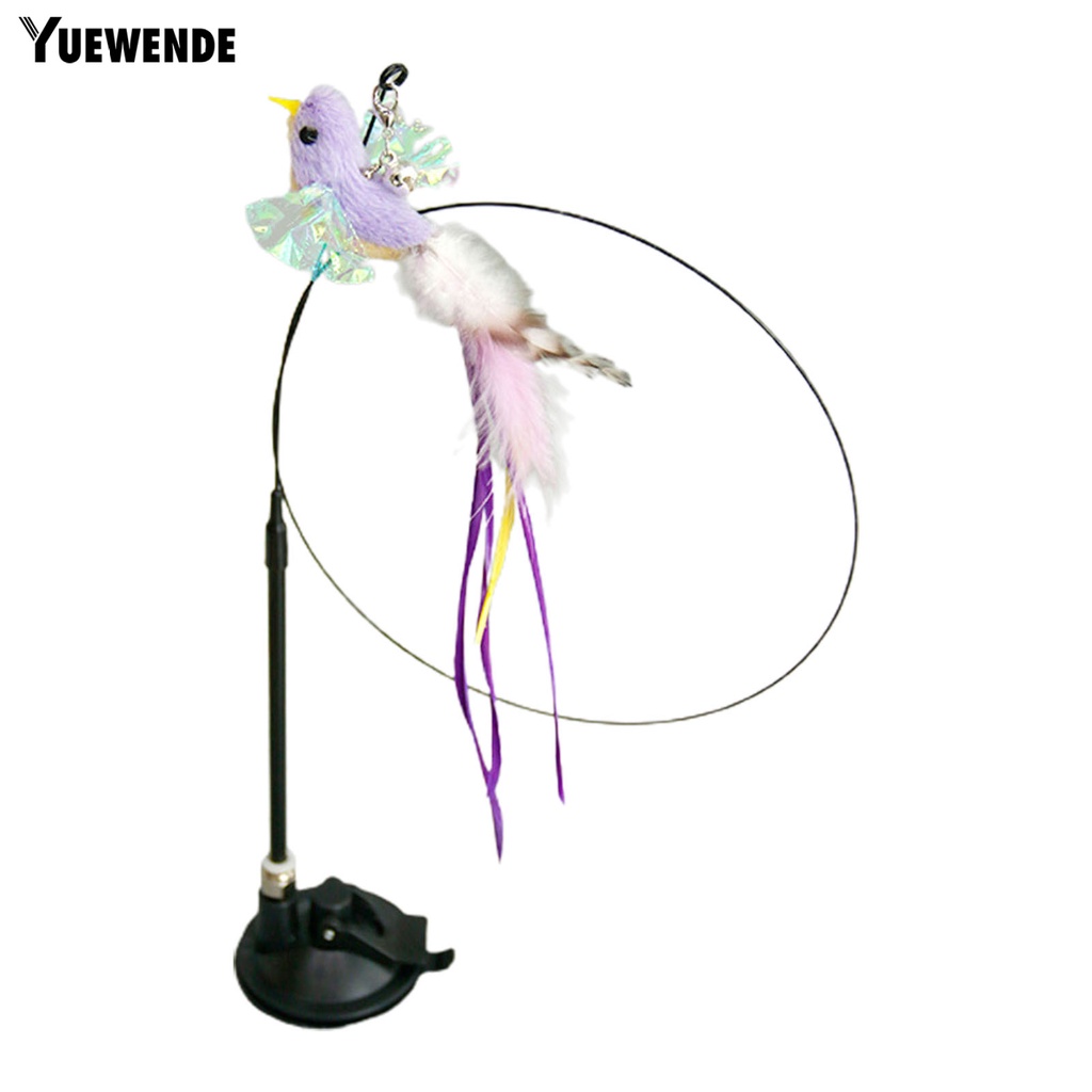 Gậy Trêu Mèo YQ.E Đế Hút Lông Vũ Linh Hoạt Có Thể Uốn Cong Giúp Giảm Căng Thẳng