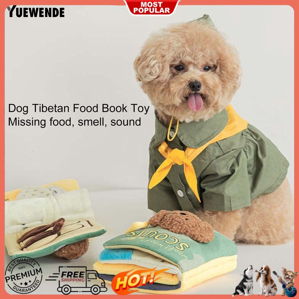 Sách Đồ Chơi YQ.E Mềm Mại Giảm Căng Thẳng Hiệu Ứng Âm Thanh Họa Tiết Hoạt Hình Dành Cho Thú Cưng