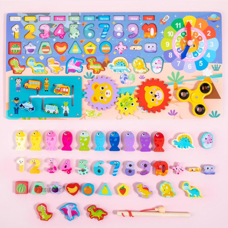 [Fenteer1] Động Cơ Phân Loại Hình Dạng Montessori Giúp Bé Tập Trung