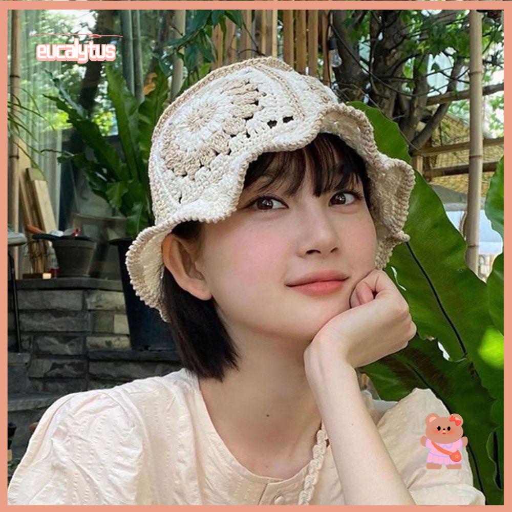 Nón Tai Bèo Chất Liệu Cotton Phong Cách Retro