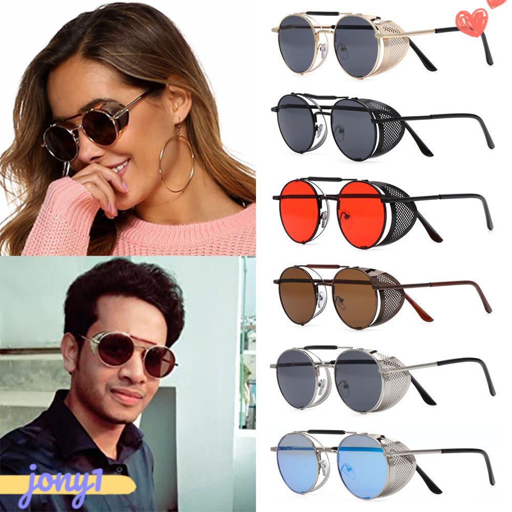 Kính Mát Tròn Gọng Kim Loại Chống Tia UV400