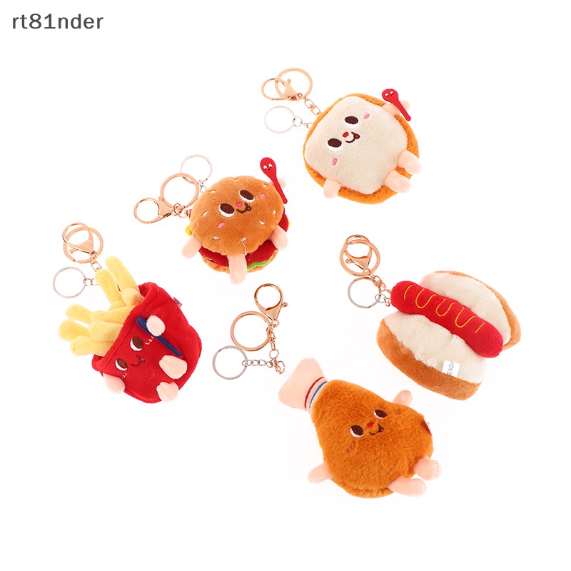 1 Móc Khóa Hình Thức Ăn Nhồi Bông Ngộ Nghĩnh