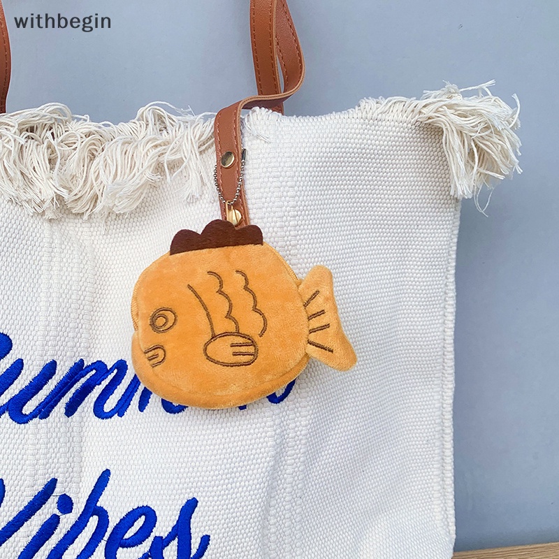 Móc Khóa Hình Búp Bê Taiyaki Nhồi Bông Dễ Thương