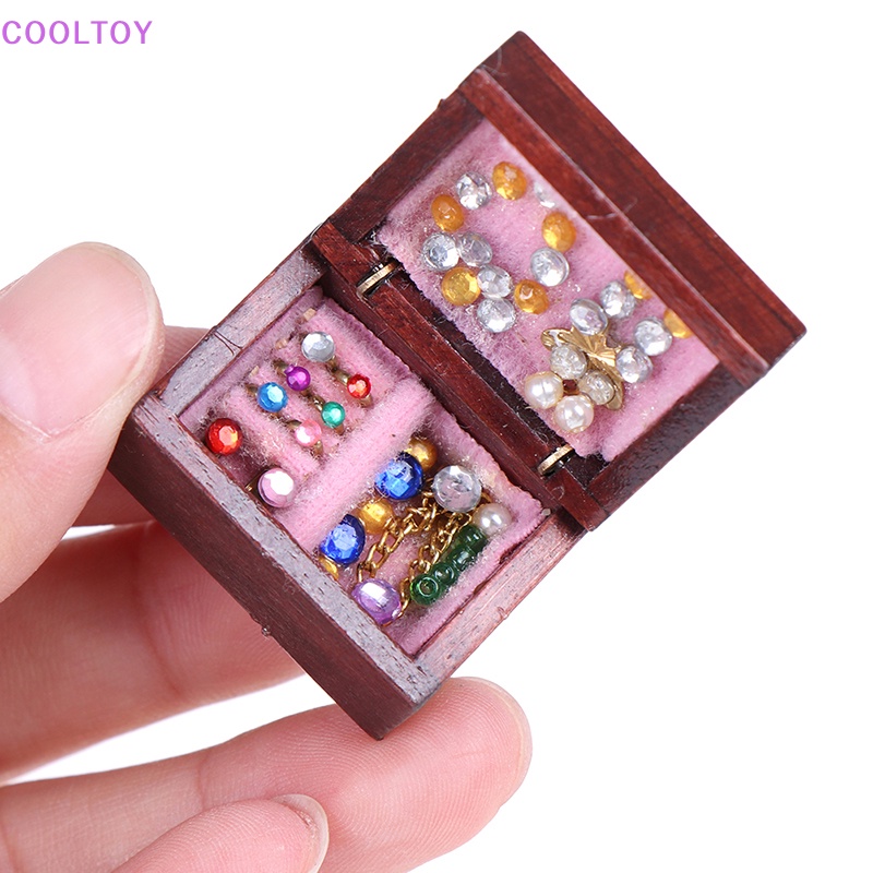 Hộp Đựng Trang Sức Trang Trí Nhà Búp Bê Tỉ Lệ 1 / 12