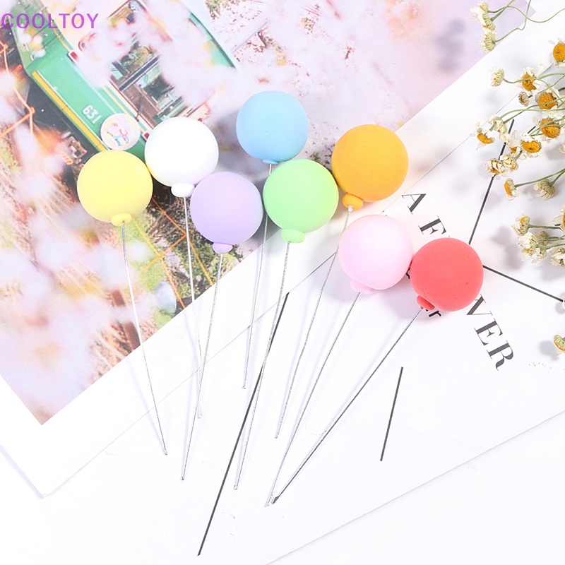 Set 8 Bong Bóng Tỉ Lệ 1 / 12 Dùng Để Trang Trí Nhà Búp Bê