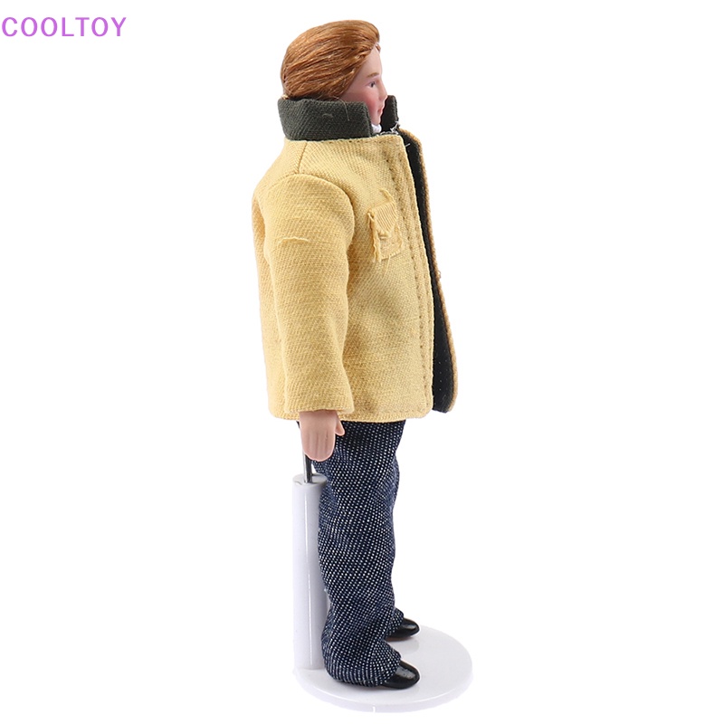 Cooltoy Áo Khoác Bằng Sứ Màu Vàng Tỷ Lệ 1: 12 Dành Cho Nhà Búp Bê