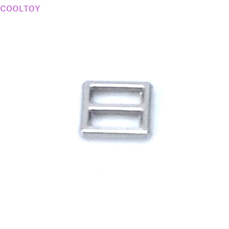 Set 10 Khóa Kim Loại Mini Hình Chữ Nhật 4mm Chuyên Dụng Làm Đồ Trang Trí