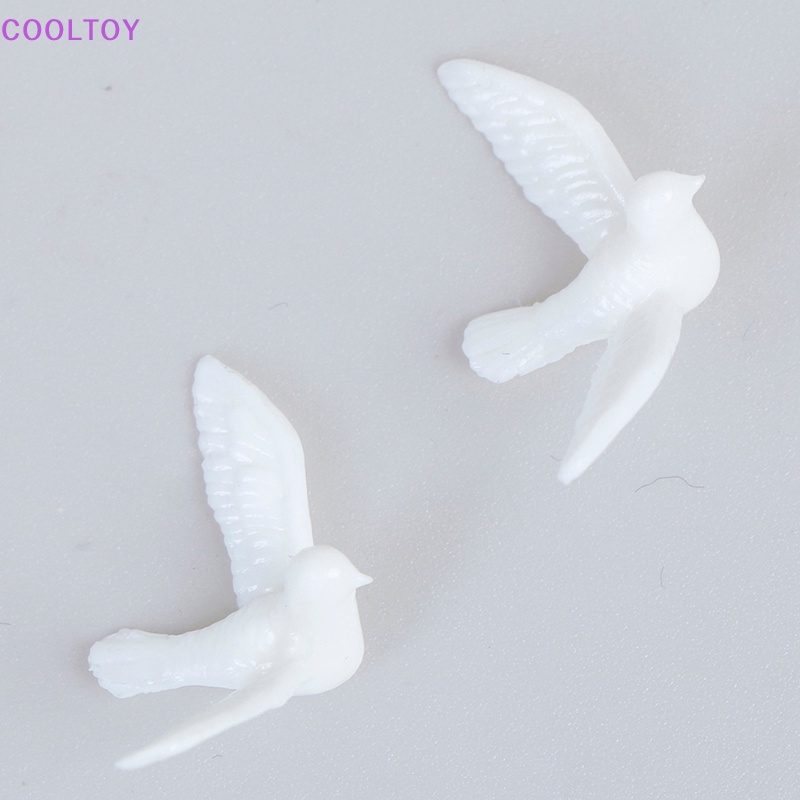 Cooltoy Bộ 2 Chim Bồ Câu Giả Tỉ Lệ 1: 12