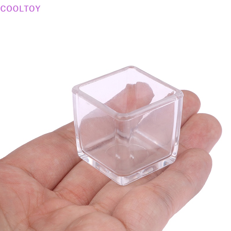 Cooltoy Hộp Đựng Kẹo Hình Vuông Trong Suốt Dành Cho Nhà Búp Bê 1 / 12