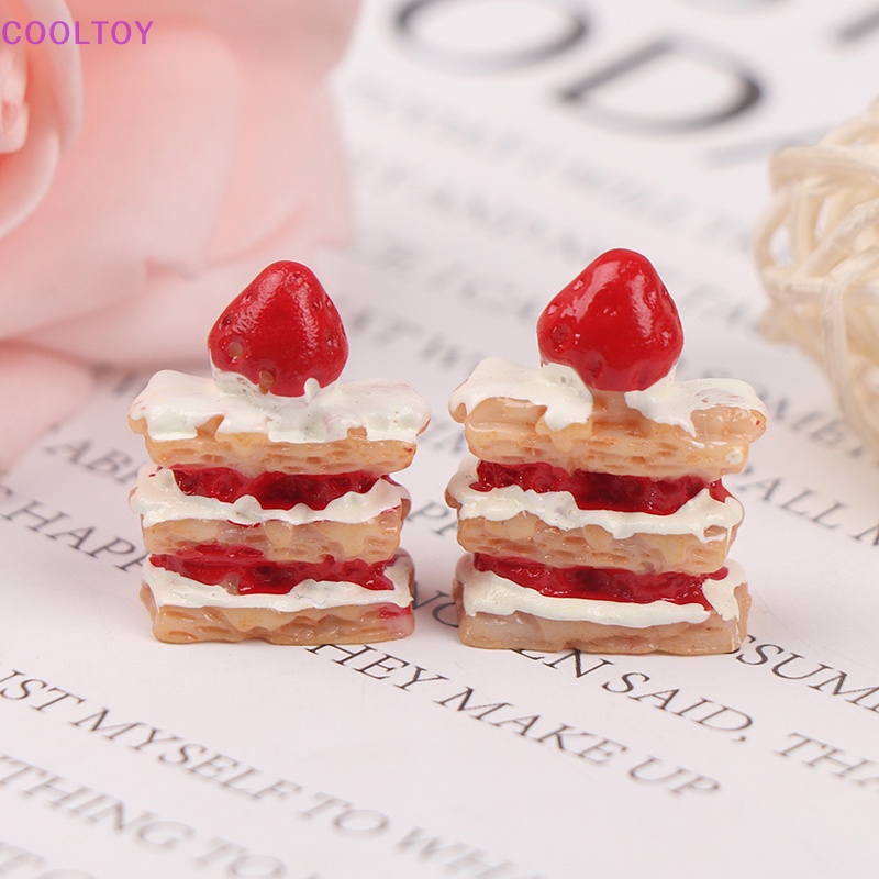 Set 2 Bánh Napoleon Mini Tỉ Lệ 1: 12 Trang Trí Nhà Búp Bê