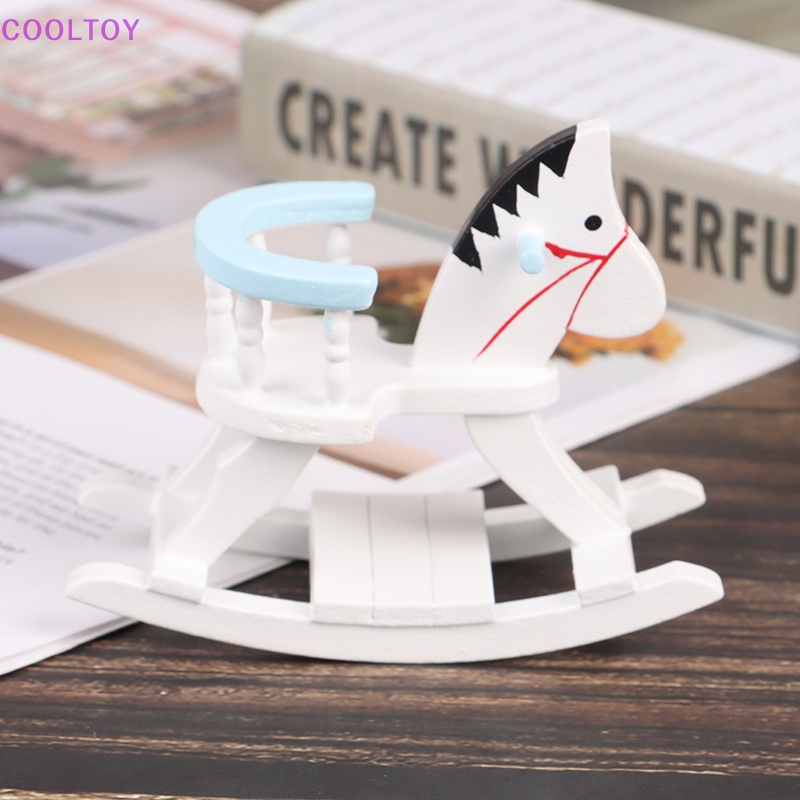 Mô Hình Ghế Ngựa Bập Bênh Tỉ Lệ 1: 12 Trang Trí Nhà Búp Bê
