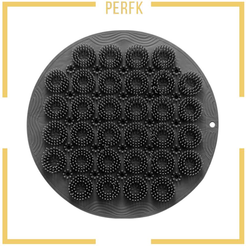 Bàn Chải Chà Lưng Có Giác Hút Đường Kính 30cm Bằng Silicon Tiện Dụng