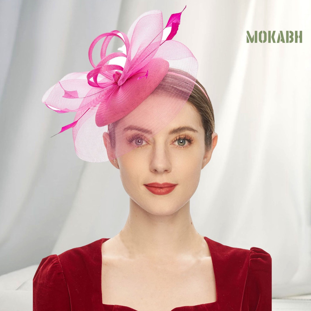 [Mokabh] Cài Tóc Đính Nơ Nhiều Màu Sắc Bắt Mắt Ngọt Ngào Phù Hợp Với Đám Cưới Cho Nữ