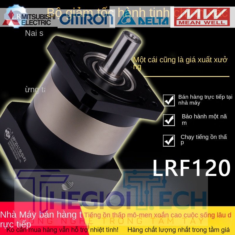 Bộ Giảm Tốc Bánh Răng Hành Tinh Chính Xác Lrf120 Bộ Giảm Tốc Hành Tinh Với Bước Servo 750w-3. 5KW - 250:1