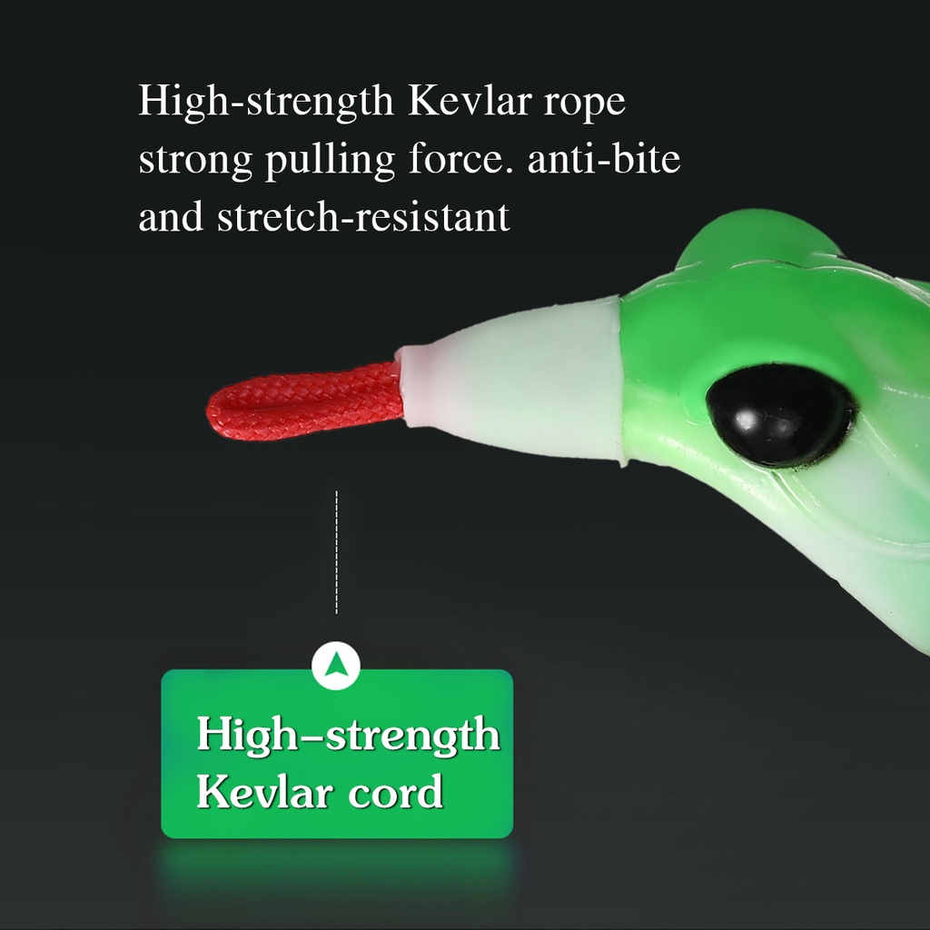 Mồi Câu Cá Giả Hình Con Ếch Mềm 70mm / 14.5g