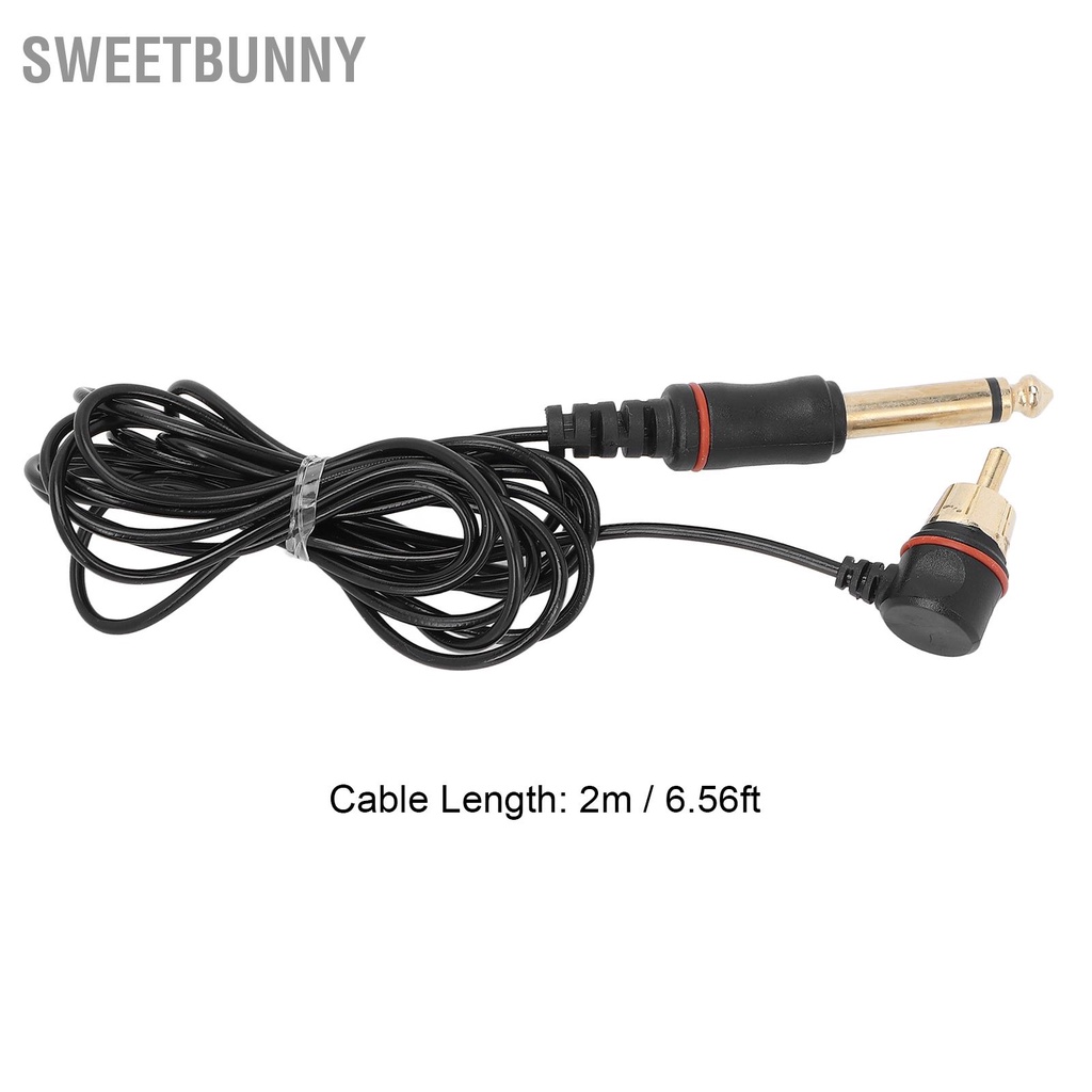 SweetBunny Hình Xăm Chuyên Nghiệp RCA Kết Nối Kẹp Dây Siêu Mịn Hookline Phụ Kiện 2 M