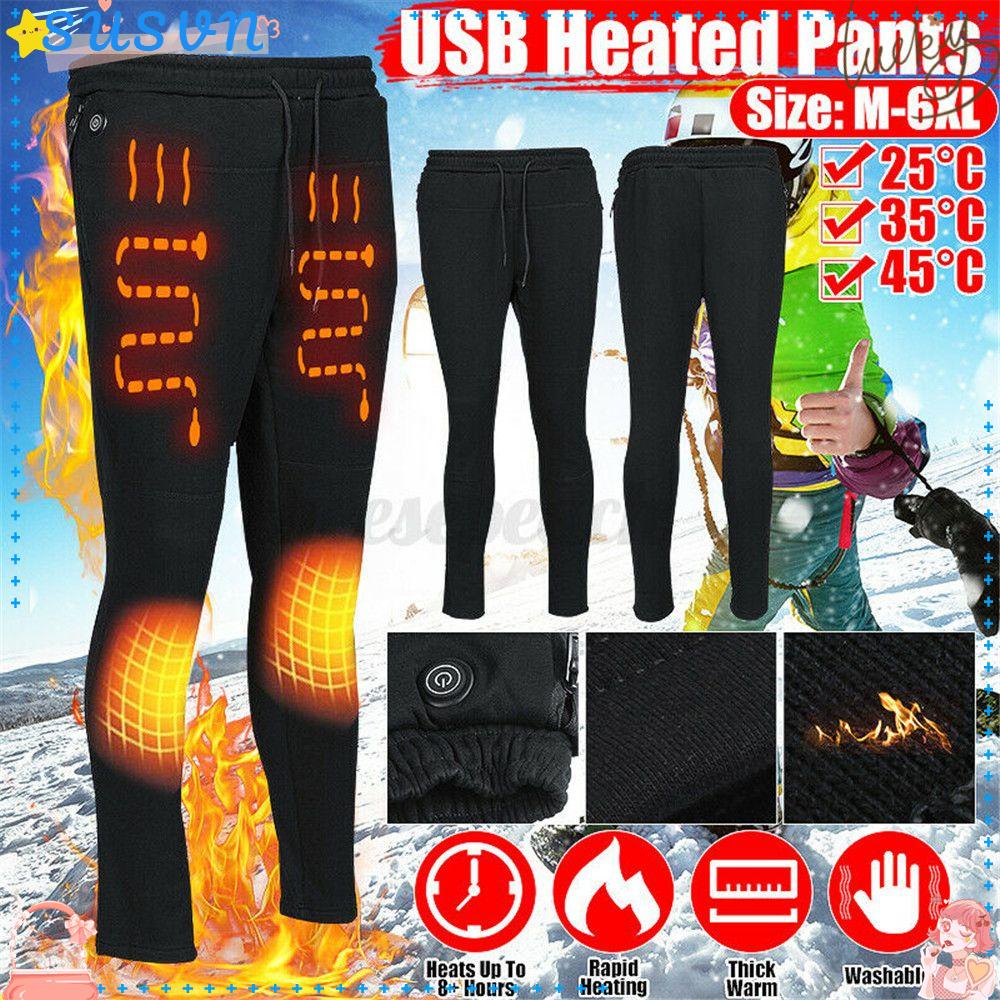 Quần Legging Sưởi Ấm Chạy Điện USB Tiện Dụng