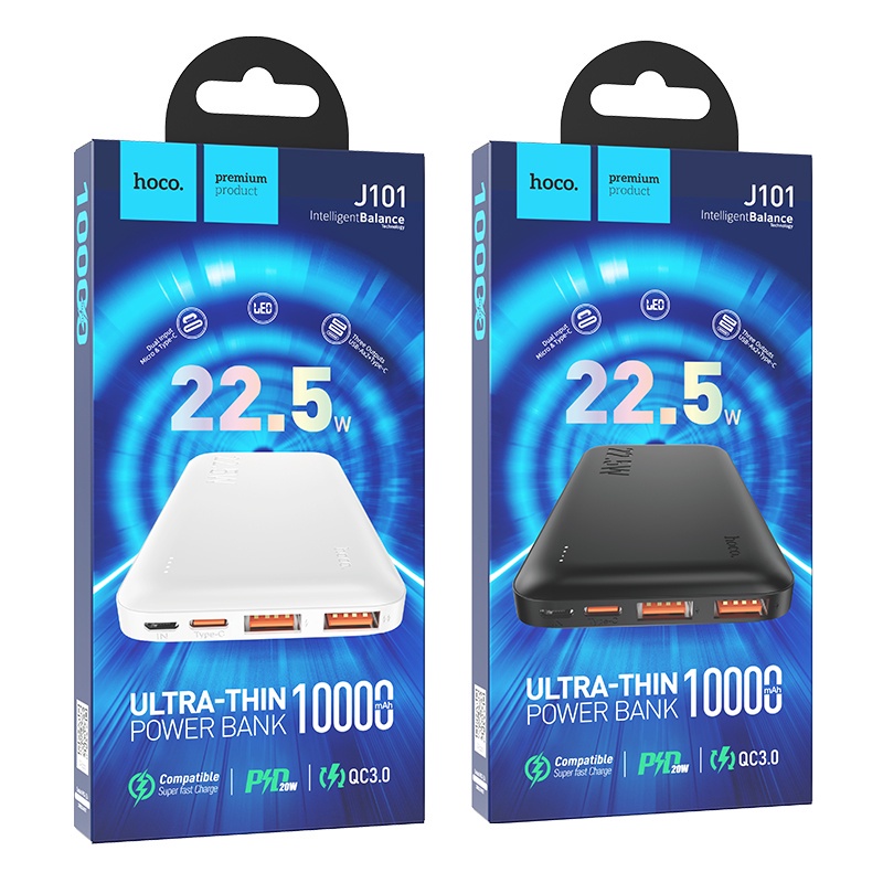 Pin Sạc Dự Phòng Hoco J101/J101A 22.5w PD 20w - hàng chính hãng