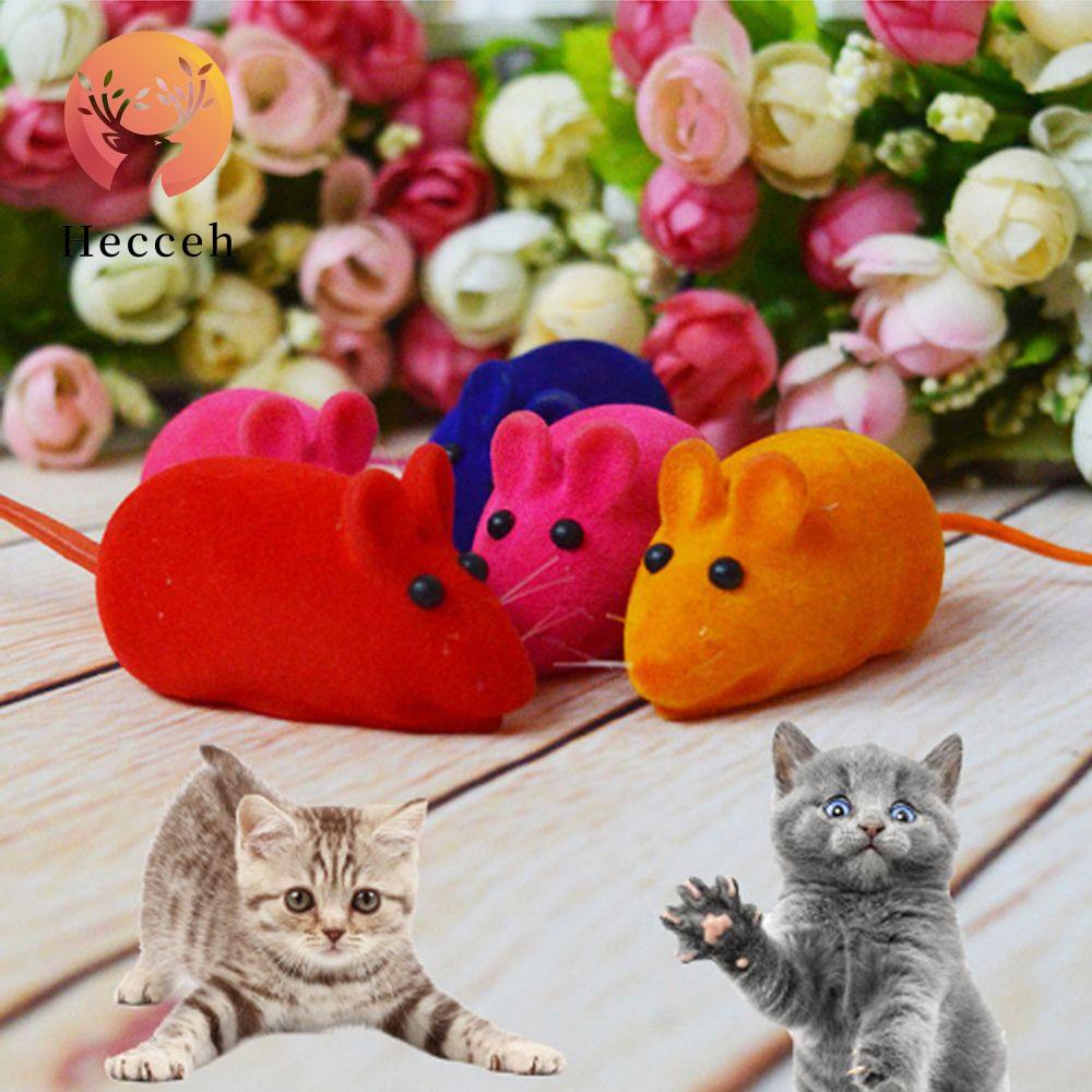 Bộ 5 Chuột Giả Phát Ra Tiếng Ồn Vui Nhộn Cho Thú Cưng