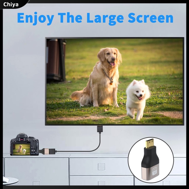 Đầu Chuyển Đổi Tiêu Chuẩn Mini Tương Thích Với Forhdmi 8k 60hz 2.1