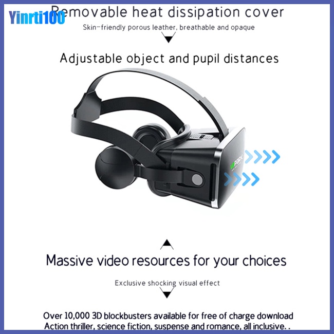 Kính Thực Tế Ảo 4k Kết Nối Bluetooth Không Dây Cho Điện Thoại Di Động