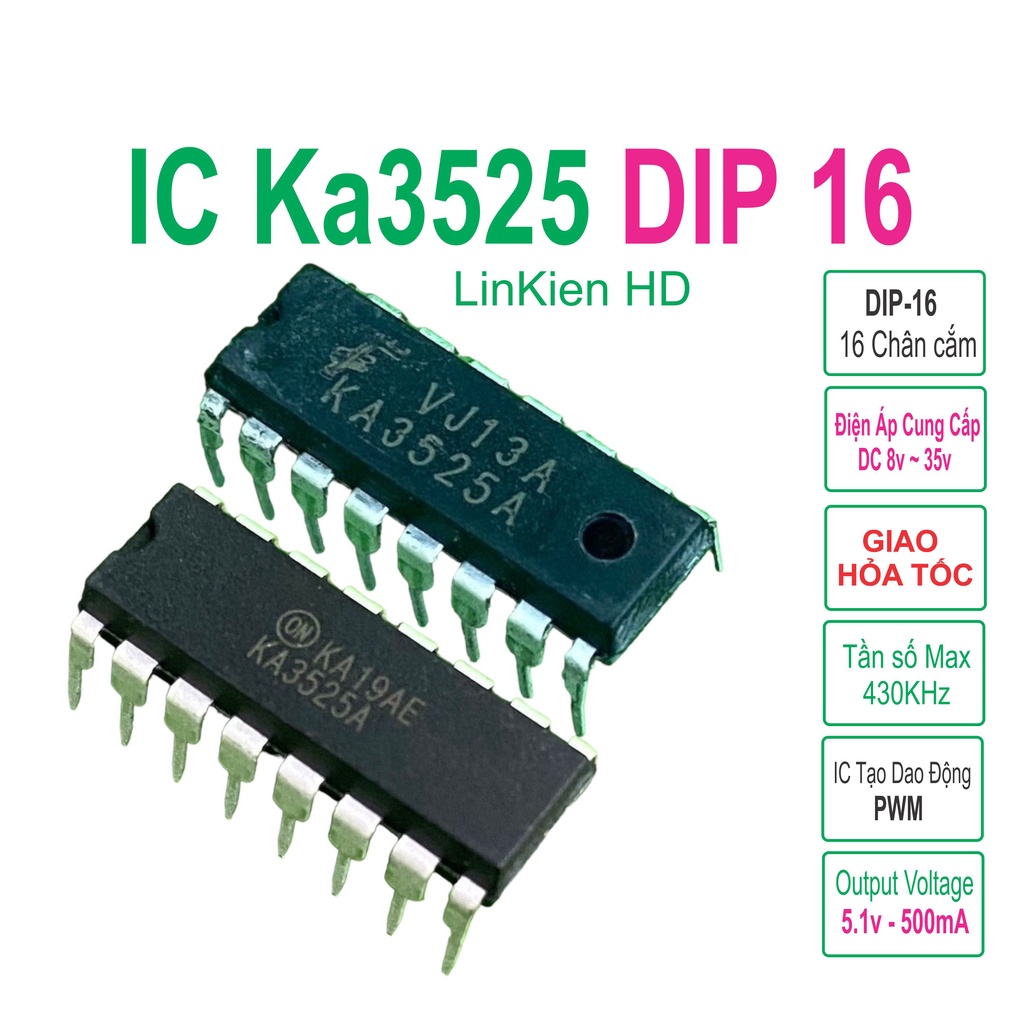 IC Ka3525 hãng ON chân đồng - LinhKien HD