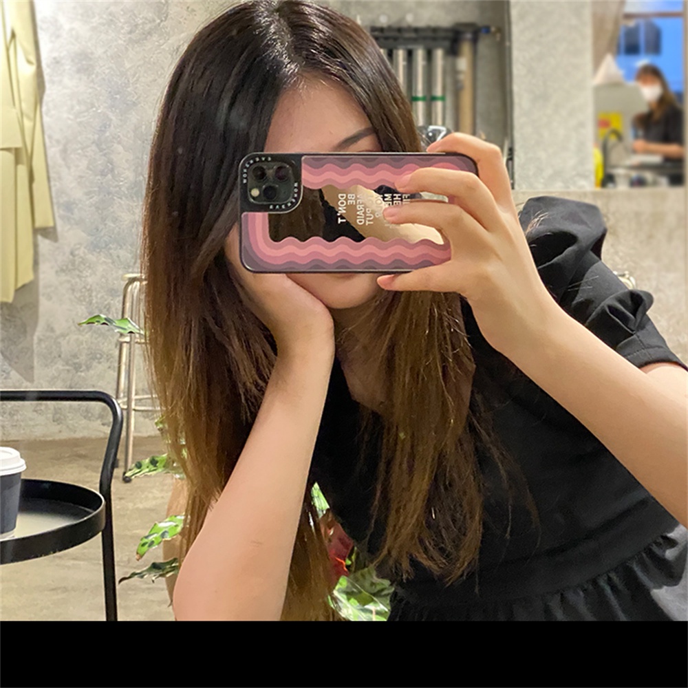 Ốp Điện Thoại TPU Mềm Tráng Gương Màu Hồng Đơn Giản Chống Bụi Cho IPhone 14 Pro Max 11 12 Pro Max X XS 7Plus