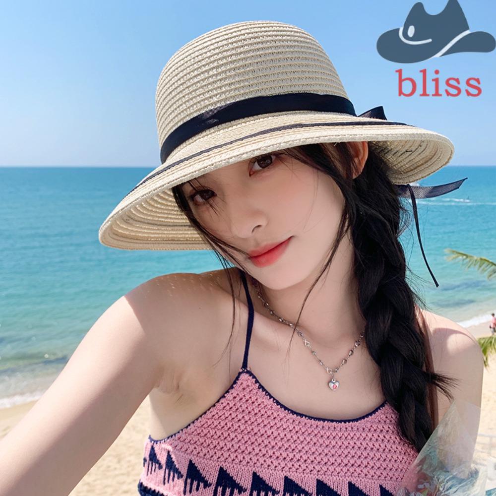 Mũ Cói Rộng Vành Chống Nắng / Tia UV Thời Trang Đi Biển Mùa Hè