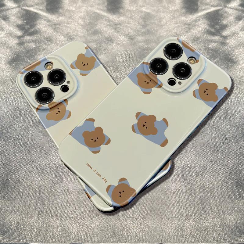 Ốp Điện Thoại Dẻo Họa Tiết Gấu Papa Dễ Thương Chống Sốc Cho Iphone12Max11136In 14pro PD05