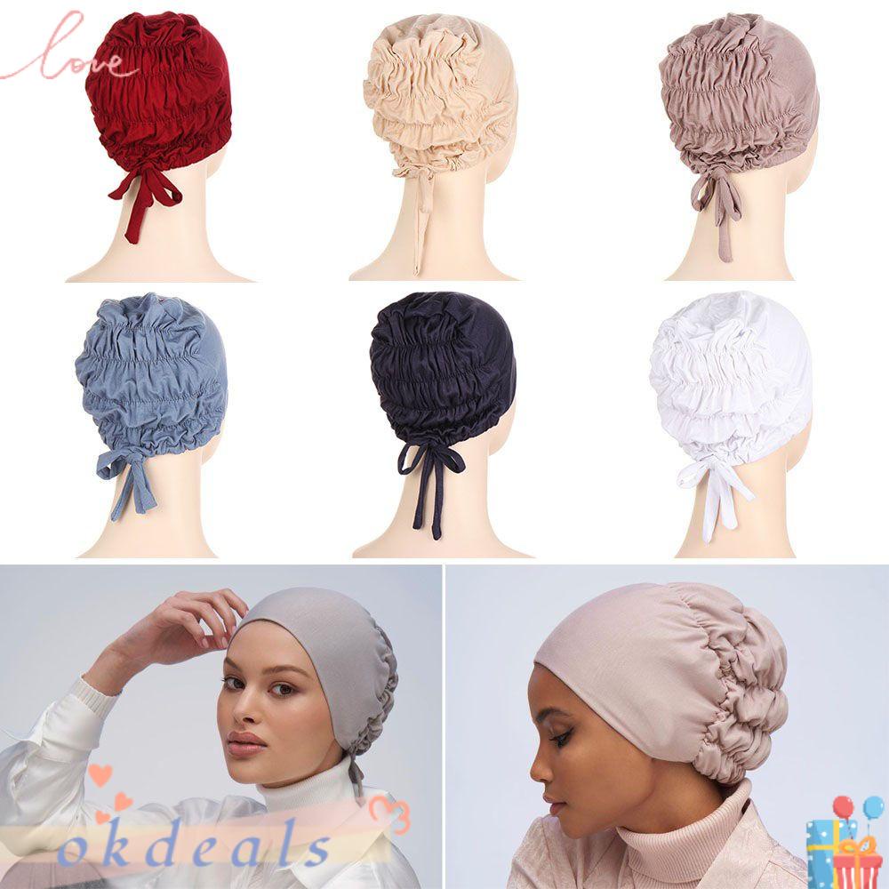 Okdeals Mũ Turban Co Giãn Phong Cách Hồi Giáo Cho Nữ