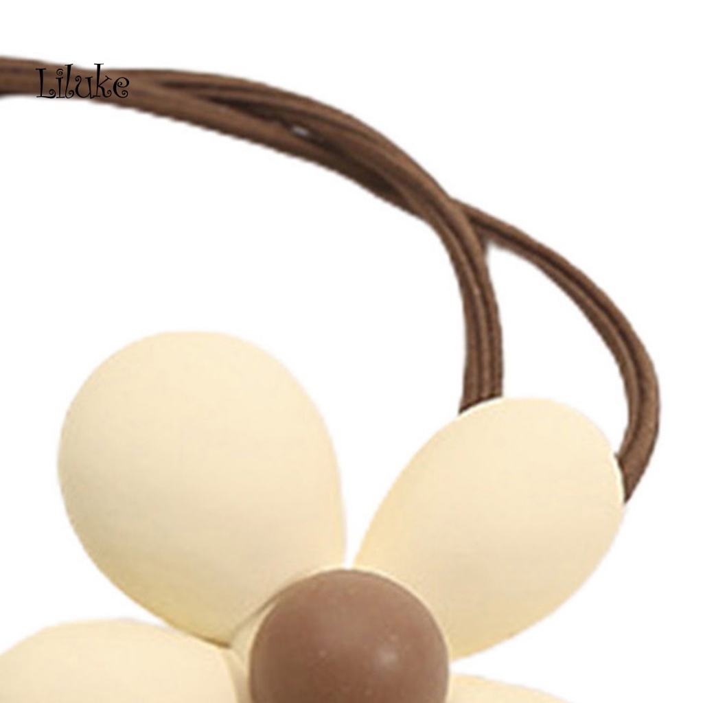 Dây Buộc Tóc Trang Trí Hoa Hoạt Hình Xinh Xắn Cho Nữ