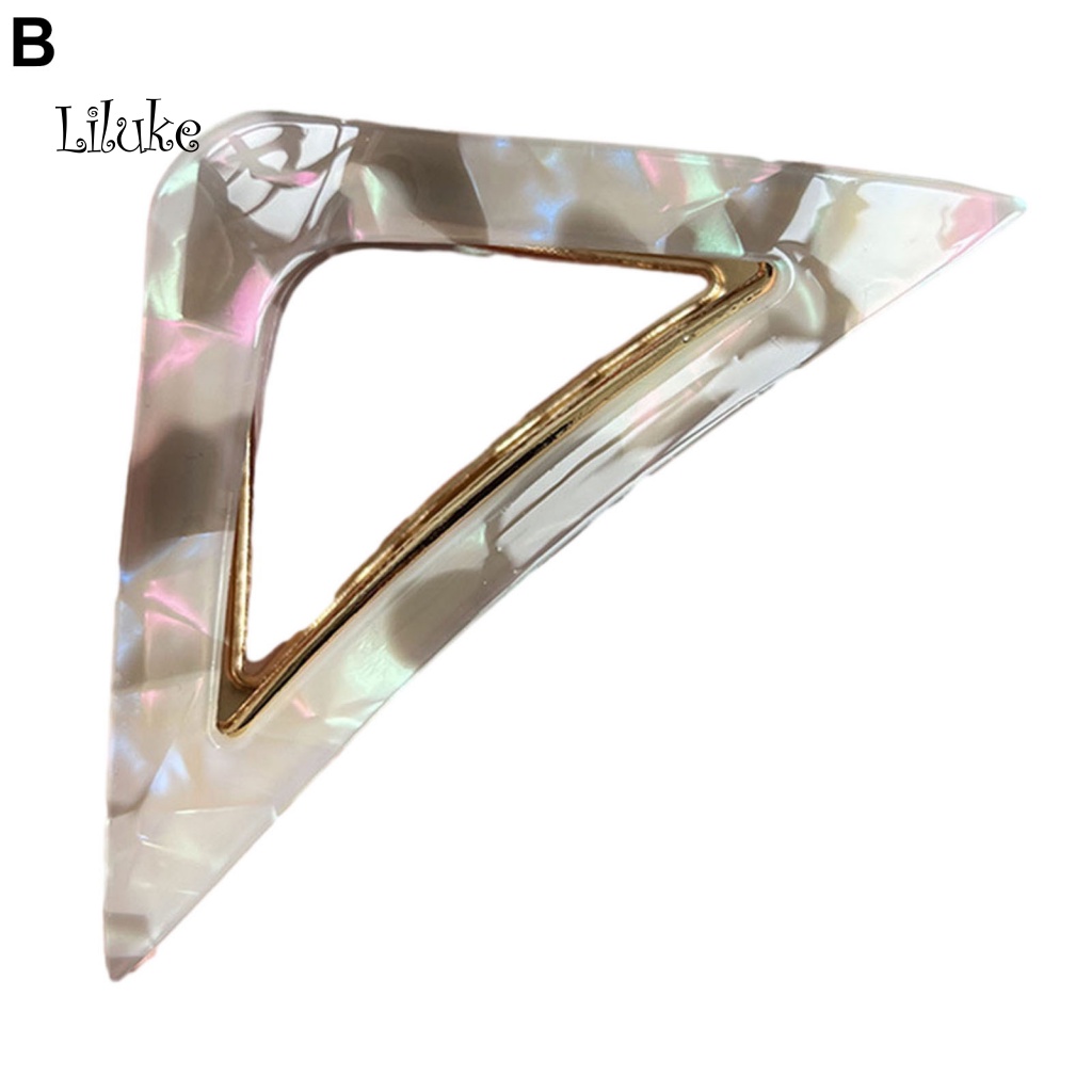Kẹp Tóc Càng Cua Kiểu Dáng Hình Học Thời Trang Cá Tính Cho Nữ