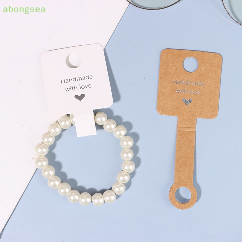 Set 50 Tấm Giấy Đựng Trang Sức Tự Dính 4x10cm