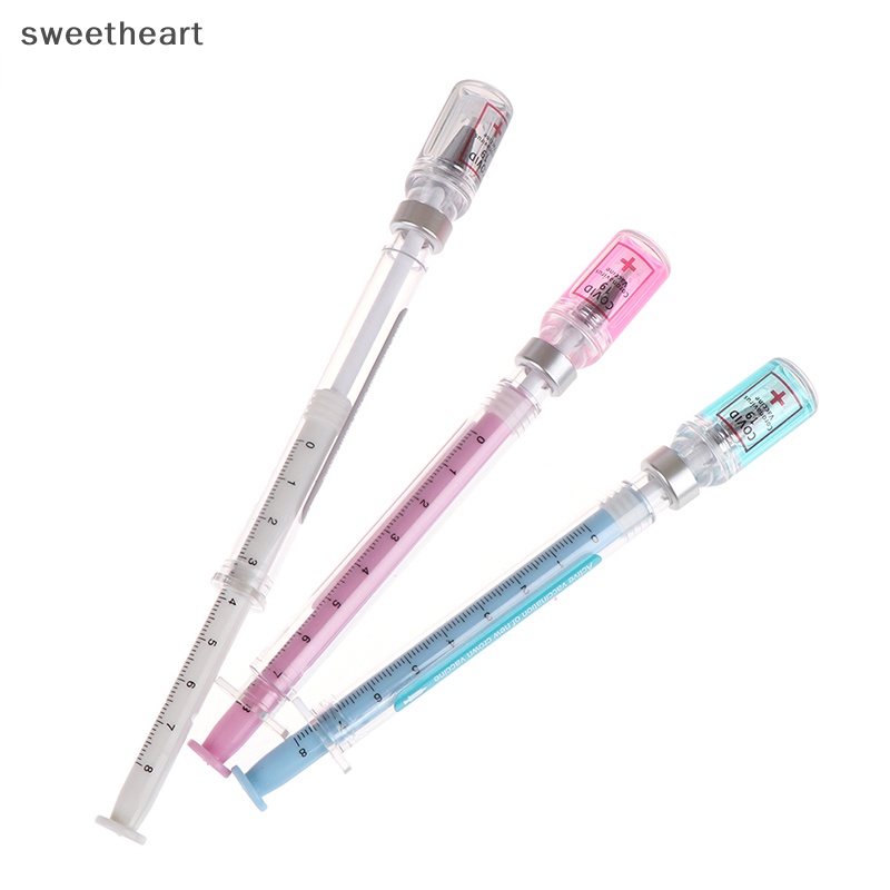Ống tiêm hình dạng đặc biệt văn phòng phẩm dễ thương 0.5mm Văn Phòng TrườNg Học cung cấp Bút gel mới