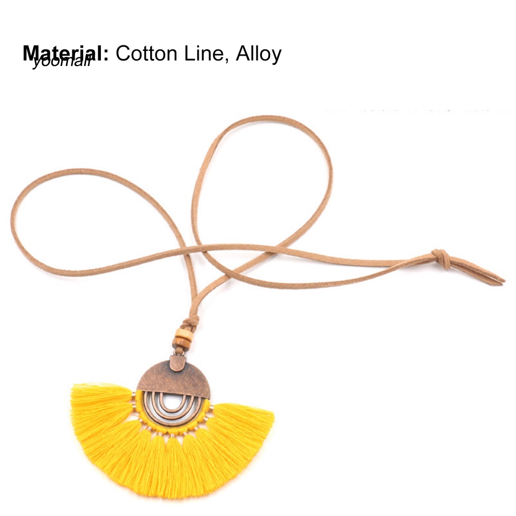 Vòng Cổ Tua Rua Bằng Hợp Kim Phong Cách Bohemian Thời Trang Cho Nữ