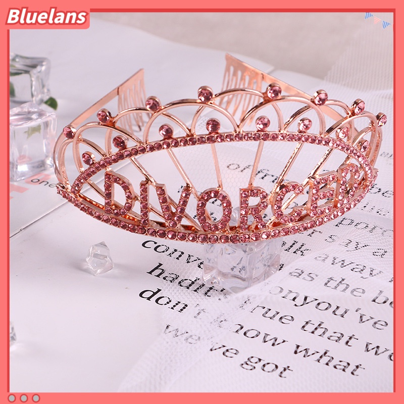 Băng Đô Hình Vương Miện Đính Đá Thời Trang Dành Cho Nữ