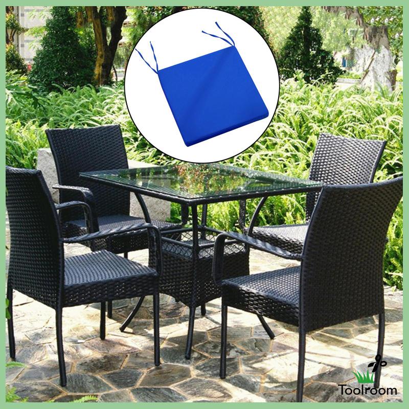Đệm Lót Ghế Ngồi Sân Vườn 40cm Màu Đen Có Thể Giặt Sạch Tiện Dụng
