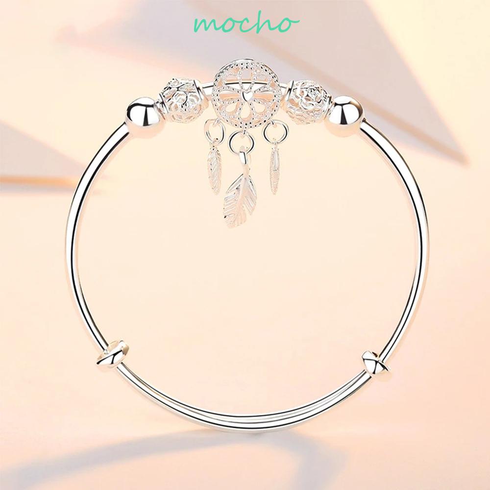 Vòng Tay Hình Dreamcatcher Phối Lông Vũ Thời Trang Thanh Lịch