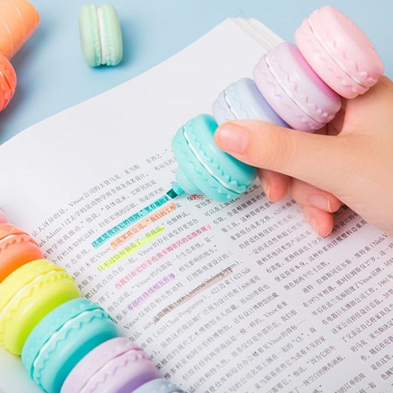 Set 6 Phấn Bắt Sáng Màu Macaron Dễ Thương Có Thể Tháo Rời